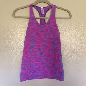 Ivivva Girl's Multicolored Racerback Basic Tank Size 10